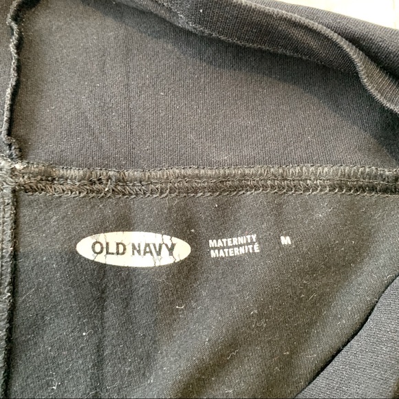 Old Navy Maternity - full panel black maternity leggings - Picture 2 of 3
